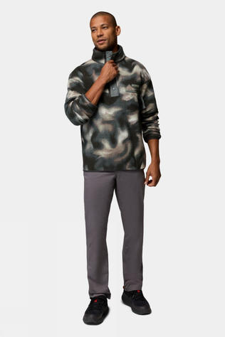 Mens Helvetia II Printed Half Snap Fleece