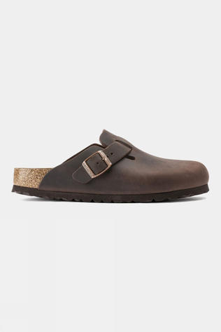 Unisex Boston Oiled Leather Clogs