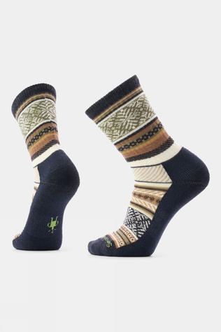 Mens Everyday Fair Isle Sweater Crew Socks