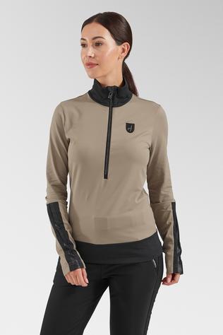 Womens Edda Half Zip Top