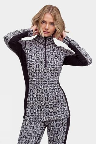 Womens Rose Half-Zip Base Layer Top