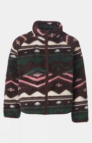 Kids Leyla Printed Full Zip Fleece