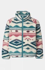Kids Leyla Printed Full Zip Fleece
