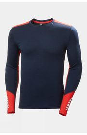 Mens Lifa Merino Midweight Crew Base Layer Top