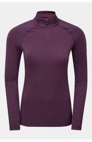 Womens Dart XT Zip Neck Base Layer Top 