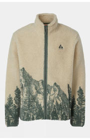 Mens Striding Landscape Full Zip Fleece