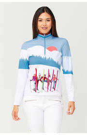 Womens Amiche Quarter Zip Top