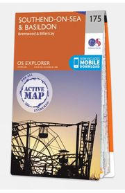 Active Explorer Map 175 Southend-on-Sea and Basildon