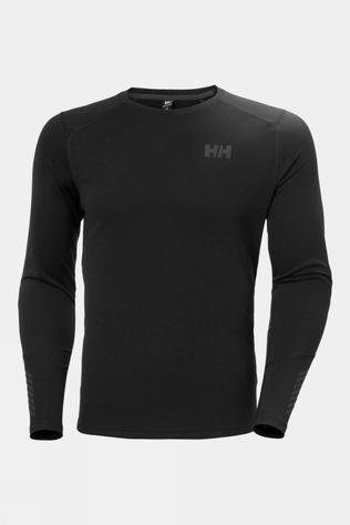Helly Hansen Mens LIFA Active Crew Base Layer Top Black