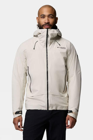 Columbia Mens Saudan Pro 3L Shell Jacket Dark Stone