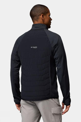Columbia Mens Arctic Crest II Hybrid Full Zip Fleece Jacket Black