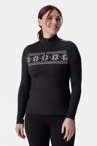 Womens Vivid Half Zip Top