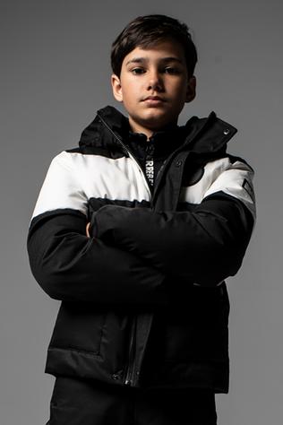 SuperRebel Kids Bobb Jacket Black/White