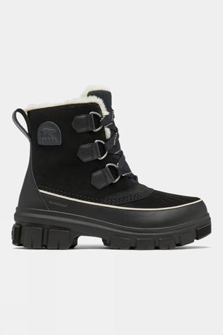 Sorel Womens Torino V Waterproof Snow Boots Black, Fawn
