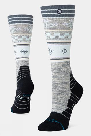 Womens Flake Mid Poly Snow Socks