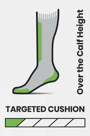 Mens Targeted Cushion Expanding Horizons OTC Ski Socks