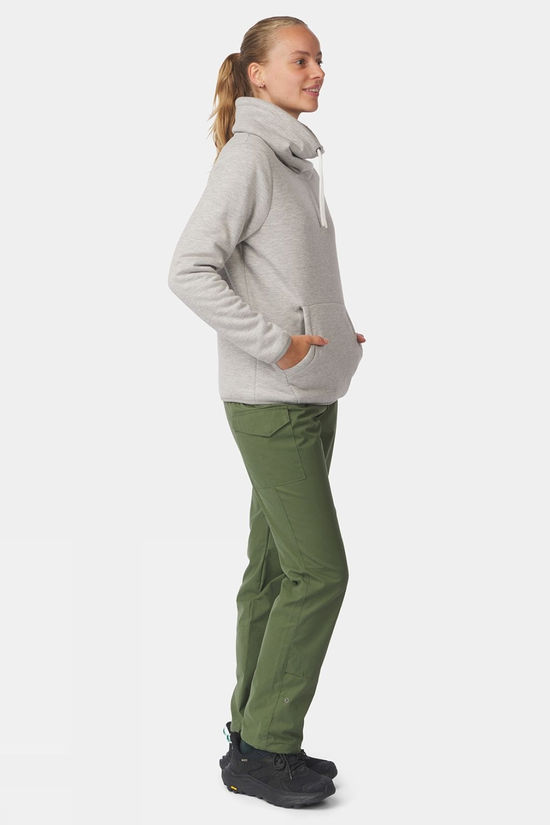 Ayacucho Womens Currie Cotton Hoodie Grey Melange