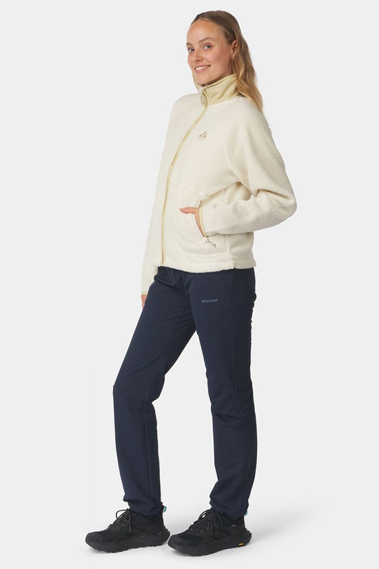 Ayacucho Womens Texel Full Zip Fleece Ecru