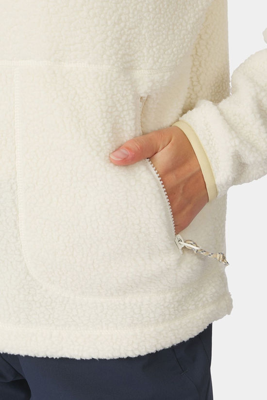 Ayacucho Womens Texel Full Zip Fleece Ecru
