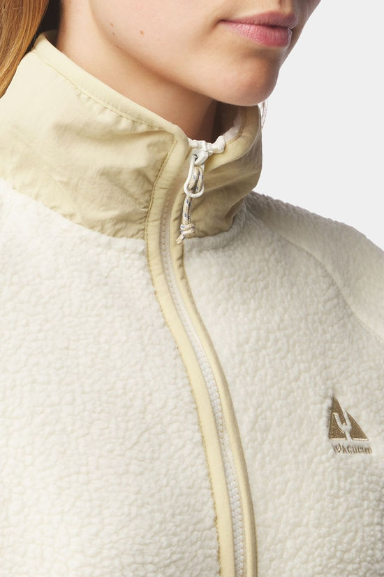 Ayacucho Womens Texel Full Zip Fleece Ecru