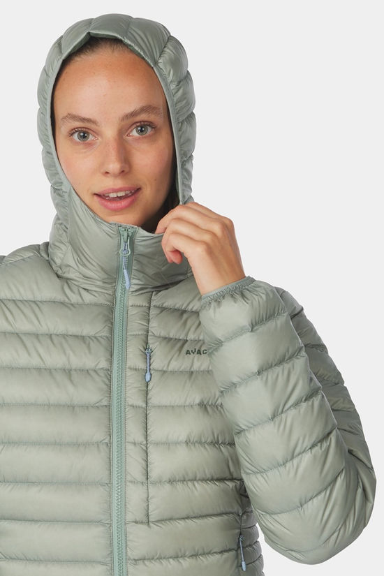 Ayacucho Womens Mountain Lightweight Down Jacket Iceberg Green