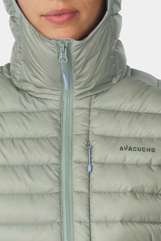 Ayacucho Womens Mountain Lightweight Down Jacket Iceberg Green