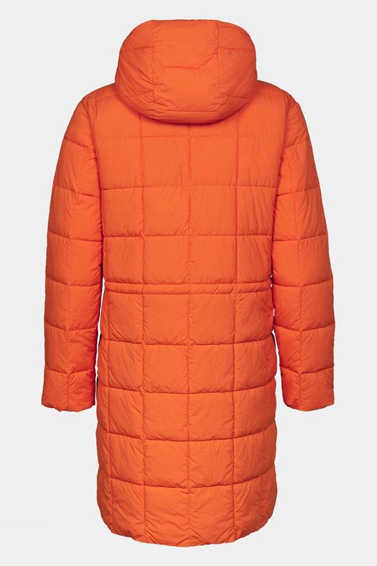 Ayacucho Womens Windermere Quilted Coat Orange Rust