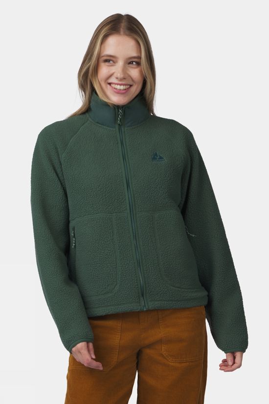 Ayacucho Womens Texel Full Zip Fleece Jungle Green