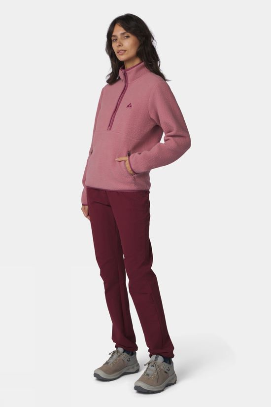 Ayacucho Womens Tenby Half Zip Fleece Nostalgia Rose