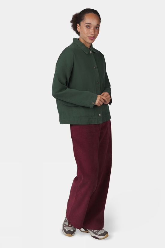 Ayacucho Womens Rowan Canvas Jacket Jungle Green