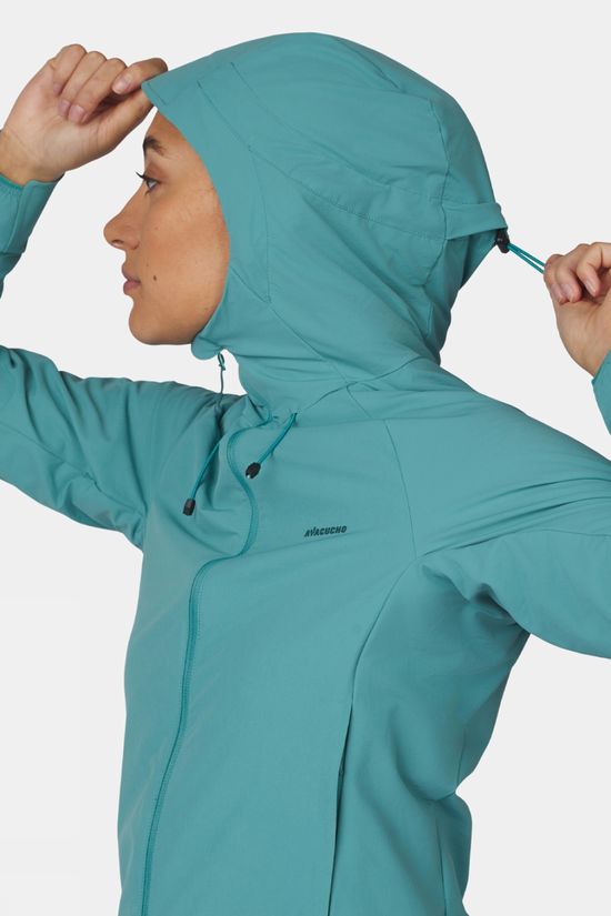 Ayacucho Womens Mountain Insulated Softshell Jacket Teal