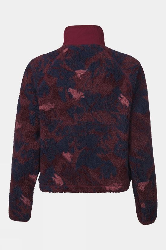 Ayacucho Womens Thorn Full Zip Fleece Zinfandel