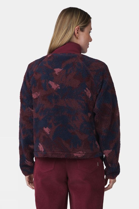 Ayacucho Womens Thorn Full Zip Fleece Zinfandel