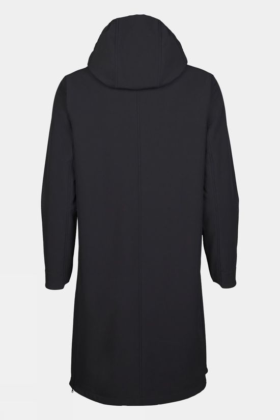 Ayacucho Womens Heather Softshell Coat Black