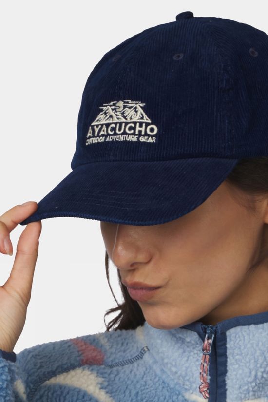 Ayacucho Unisex Sunfire Corduroy Cap Navy