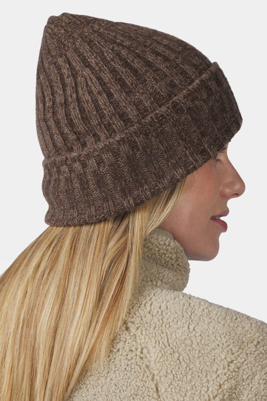 Ayacucho Unisex Adventure Ribbed Beanie Chocolate Brown
