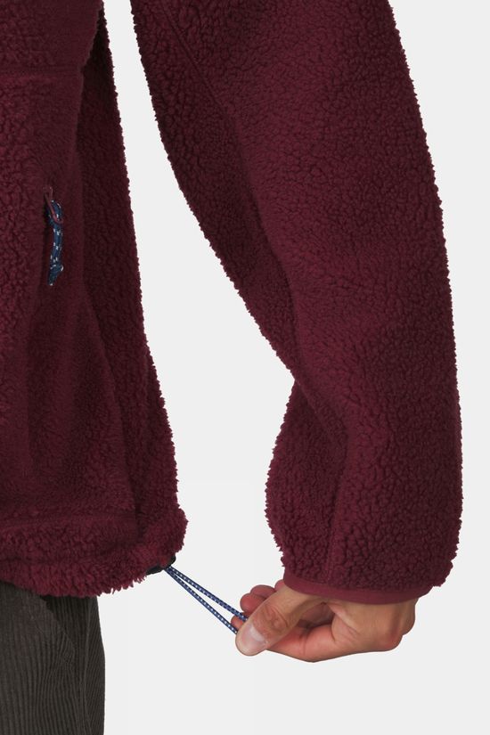 Ayacucho Mens Blackhorn Full Zip Fleece Oxblood/Navy