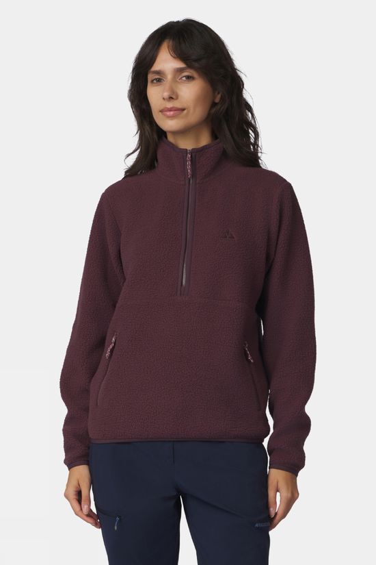 Ayacucho Womens Tenby Half Zip Fleece Huckleberry