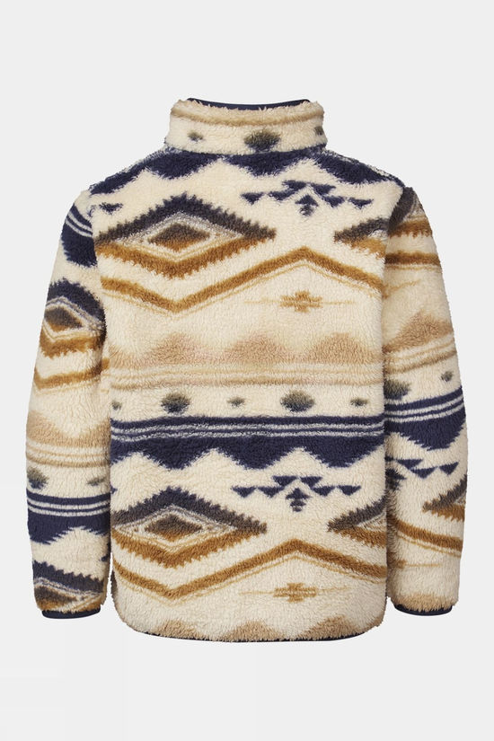 Ayacucho Kids Colorado Half Zip Fleece Ecru / Andesite