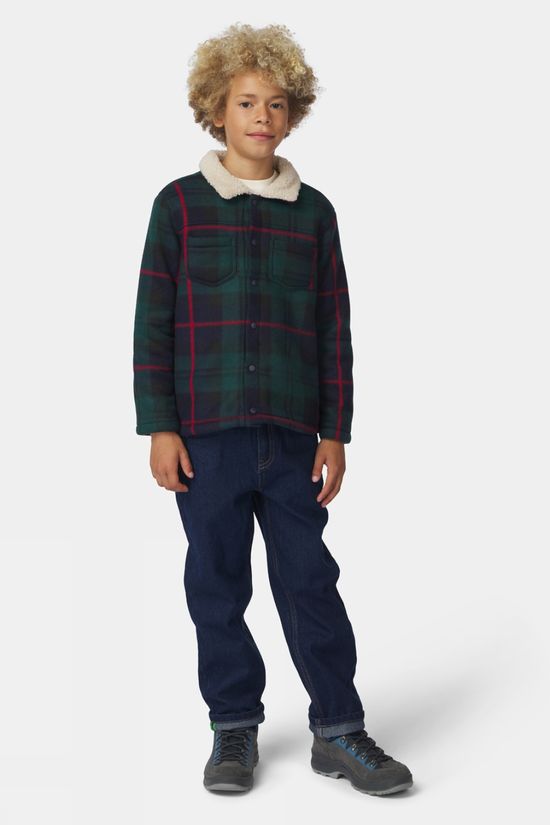 Ayacucho Kids Albert Overshirt Green Check