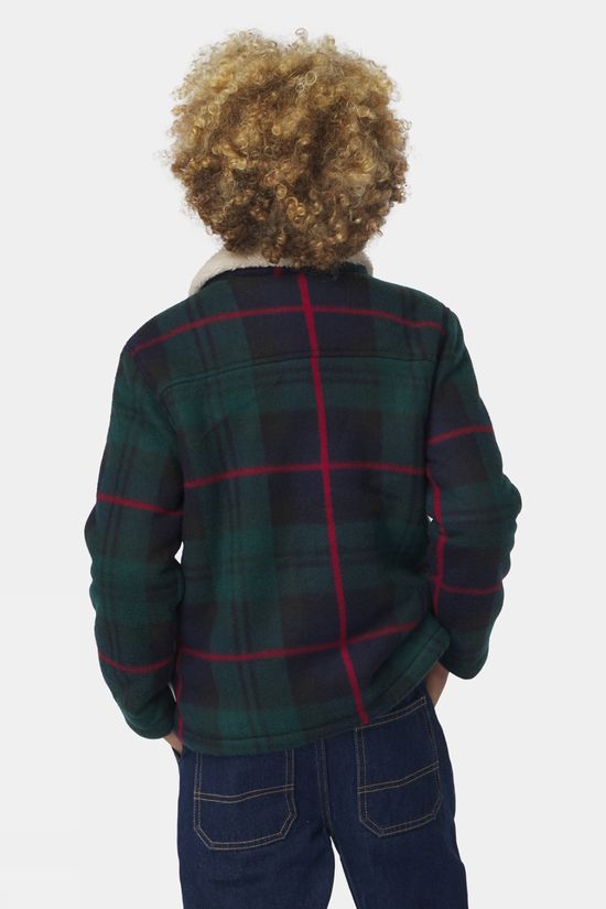 Ayacucho Kids Albert Overshirt Green Check