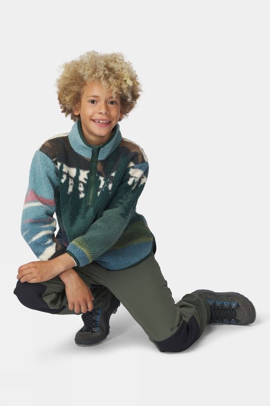 Ayacucho Kids Vive Half Zip Fleece Nostalgia Rose Pattern