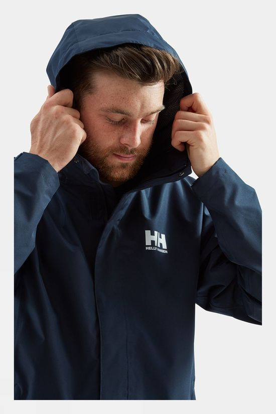 Helly Hansen Mens Seven J Rain Jacket Navy