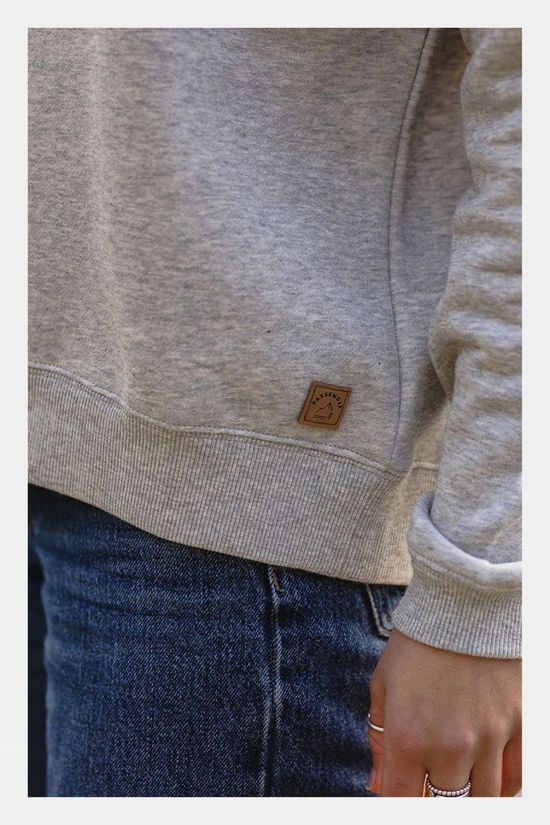 Passenger Womens Voyage Recycled Sweatshirt Grey Marl