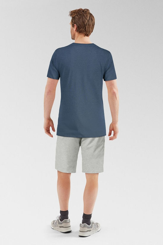 Blue Loop Originals Mens Denimcel Melange T-Shirt Indigo