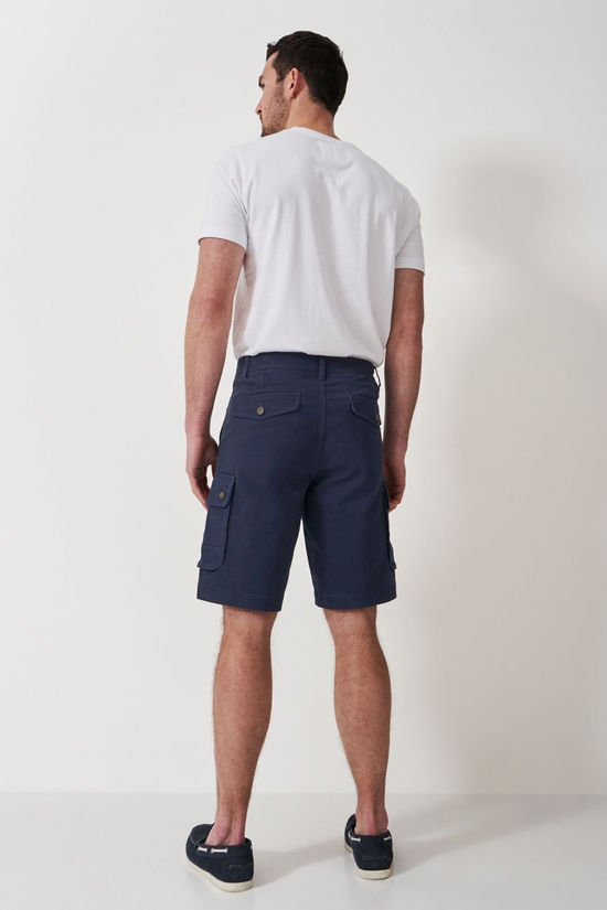 Crew Clothing Mens Cargo Shorts Navy