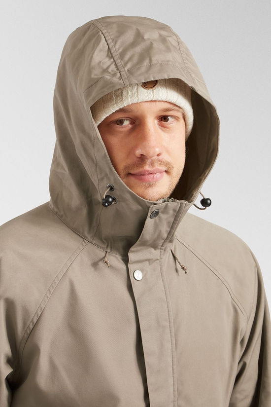 Fjallraven Mens Vardag Anorak  Suede Brown