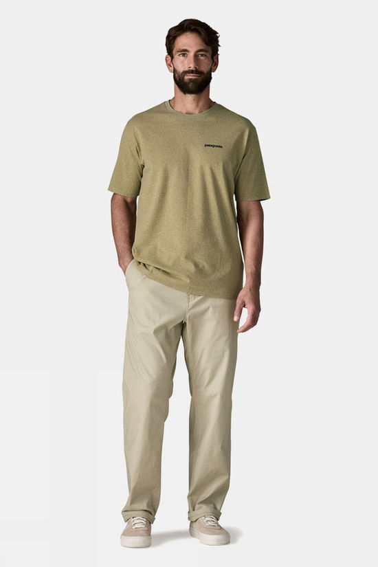 Patagonia Mens P6 Logo Responsibili- T-Shirt P-6 Outline: Gumtree Green