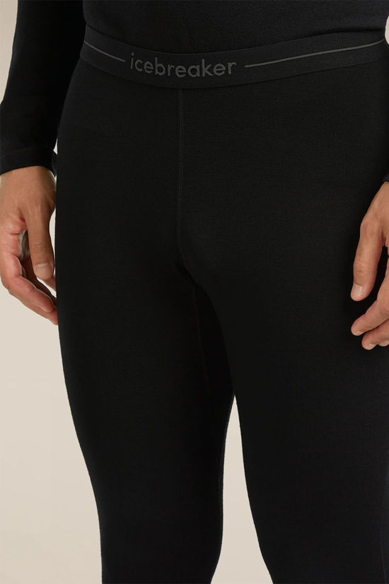 Icebreaker Mens 260 Base Layer Bottom Black/ Monsoon