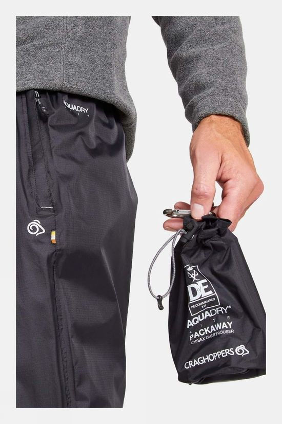 Craghoppers Mens Ascent Overtrousers Black